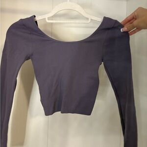 Aeropostale Purple Crop Top